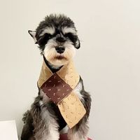 Fashion Cat Dog Apparel Teddy Bulldog Schnauzer Winter Scarf...