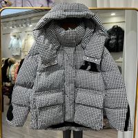 여자 다운 파카스 유럽 스테이션 홀드 슈투스 후드 푹신한 코트 여성 겨울의 따뜻한 겉옷 흰색 오리 재킷 여성 221121