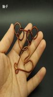 Collection de cadeaux Kid Copper Heart Ring Puzzle Puzzle 3D Metal Puzzles pour adultes Brian Teaser Gadget Intelligence Game Toys