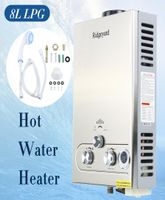 Calentadores de agua de gas Yonntech 8L 16KW GLPG Calentador de agua Propano Butano Caldera de gas instantánea con cabeza de ducha 221111