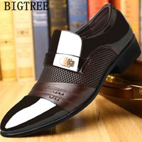 حذاء اللباس الإيطالي المتسكعون رجال الزفاف أوكسفورد ل Zapatos de Hombre Vestir 221121 الرسمية