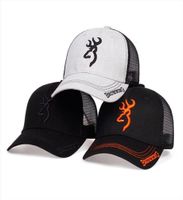 Browning Browning Brodery Baseball Cap Hip Hop Tide Hat Hat Ladies Summer Breathable Mesh Outdoor Sun Trucker H27831518674