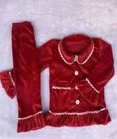 314 ans Pyjamas plus à la mode pour les enfants entiers 039 Pusser Velvet Kids Nightgown 2 acèdes Retail216o