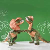 Jurassic Park Dilophosaurus Dinosaur Plush Plush Toy Double Crested Lizard Figura de brinquedo recheado Crianças Cool Presente para crianças Drop 2202173313478