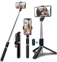 Selfie Selfie Stick Selfie Stick Trípode Plegado de monopod plegable para Xiaomi Mi Redmi Huawei Honor iPhone 11 Samsung GoPro Go Pro 9 W