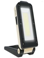 Éclairage USB Rechargeable Cob Travail Light Super Bright LED Portable Lamping Portable avec aimant IP44 Lantern réglable imperméable
