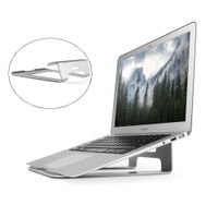 Laptop -Kühlkissen tragbarer Laptop -Schreibtisch Computertischständer für MacBook Cooler Notebook Aluminium Ständer geneigter erhöhter Computer