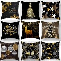 Christmas Decorations 45x45cm Merry Pillowcase for Home Orna...