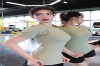 Mujeres Top Súper buena calidad Ropa elástica de yoga ajustada Fitness seco rápido Color de marina oscura3825757