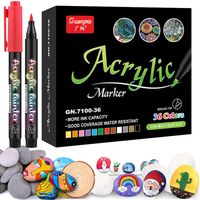 28 Colors Set Uni Posca PC-5M Markers Child Friendly Paint Pens Acrylic  Marker Art Drawing DIY Crafts for Kids Children Daughter