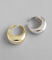 100 925 Sterling Silver Geometric Arch Open Rings For Women ...
