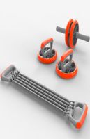 Setzen Sie keine Geräusche abdominales Rad AB Roller Elastizbänder Push Up Bar für Training Fitness Equipment Hip Trainer Fitnessstudio