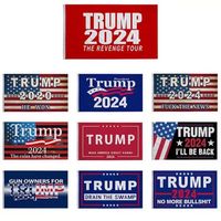 3x5 ft Trump Bayrağı 2024 Seçim Bayrağı Donald The Revenge Tur 150x90cm Banner Wly935