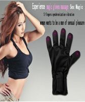 Erotic Sexy Magic Massage Glove Sex Toy Vibrating Fingers Ri...