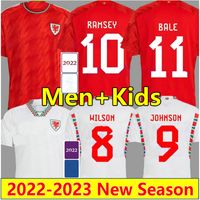 2022 wales soccer jerseys BALE JAMES RAMSEY football shirt N...