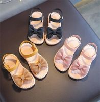 Yaz Çocukları Kız Ayakkabı Moda Tatlı Prenses Çocuklar İçin Sandalet Kızlar İçin Toddler Bebek Yumuşak Tatlı Nefes Alabaç Çıkış Yay Ayakkabıları 2