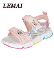 Fashion Girls Sandals Rainbow Sole Children039s Beach Shoes ...