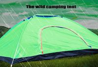 Voyager 2 personnes pyramide tente camping tente multicolore durable randonnée en tissu oxford pliage extérieur literie Hunting1