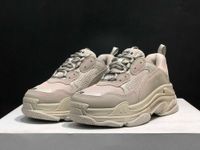 Hommes chaussures de plate-forme pour femmes baskets de mode chaussure décontractée blanche crème pour hommes khaki gris jogging marche 2021 triple s taille 36-45