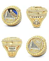 2022 2023 Golden State Warrioirs Basketball Super Bowl Championship anillos con cajas de madera Case Souvenirs GIF4843242