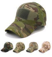 Broderie Camouflage Baseball Cap Men d'extérieur Jungle Tactique AirSoft Camo Caps militaires Randonnée Runing Snapbacks Hats 220712