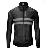 Jackets de corrida homens homens homens à prova de vento Longsleeve Jacking Jacket Road Road Mtb Bike Sport Roupfits Breathable Reflexion Coat