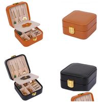 Jewelry Boxes Jewelry Box Double Layer Travel Organizer Pu L...