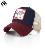 Evrfelan Fashion Animals Ricamo Baseball Caps Men Women Snapback Hip Hop Hat Estate Mesh Sun Gorras unisex C19022308450944