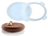Moldura de silicona redonda mouses mouses de helado jalea de jabelea hecha a mano accesorios de decoración de jabón para hornear herramientas horneadas 210225