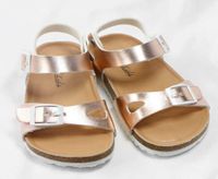 Summer Children Sandals for Girls PU Leather Metallic Glitter Princess Orthopedic Shoes Open Toe Toddler Kids Girl Cork 210712