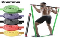 Resistenza banda di fitness bar combinazione set tensione elastica utilizzata per addestrare l'allenamento domestico 220301