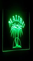 B21 Malibu Rum Rum Neon Sign arredamento Drop interi 7 colori da scegliere242a