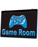 LS0226 Game Room Console Incisione 3D Sign Light Light Whole Retail349M