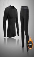 Men039s sous-vêtements thermiques Men039 Sports Collons de compression sous-vêtements Couche de base chaude Pantalon thermique Pantal