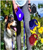 Hundekragen Leinenzubehör 12m Leine mit Kesselbecher Tragdehnbarer Schüssel dauerhaft und vielseitig für Dri im Freien ausgelegt