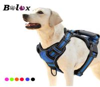 Arnés de perros sin tirón de mazo de mascotas reflectante respirable para perros pequeños accesorios de entrenamiento de perros al aire libre 220110