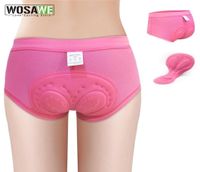 WOSAWE Womens Cycling Shorts 3D Gel Padded Breathable Underw...