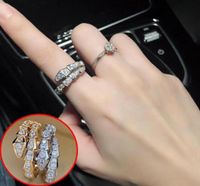 Дизайнерские кольца ногтевые кольцо для женщин с коробкой классический Cjeweler Moissanite Luxury Jewelry Wolles Never Fade Lovers