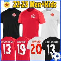Thai 22 23 Canada Maglie di calcio Nazionale Kit KitS 2022 David Larin Cavallini Laryea Millar Hoilett 2023 The Lates Men Kids Jersey Football Shirts