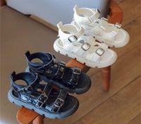 Yaz Kız Plaj Roman Sandalet Bebek Toddler Sıradan Ayakkabı Çocukları Kızlar Deri Bow Prenses Sandalet Çocuklar Genç Ayakkabı 313y 220524