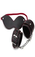 Mask Fun Handcuffs Twopiece Eye Set of Alternative Roleplayi...