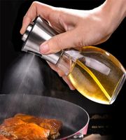 Yomdid yaratıcı yağ şişesi soya sosu kap zeytinyağı sirkesi baharat şişe yağı sprey sızıntısı kolay temizlik mutfak aracı 2