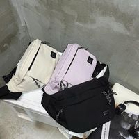 허리 가방 유엔 나일론 백 힙합 대용량 가슴 어깨 패션 트렌드