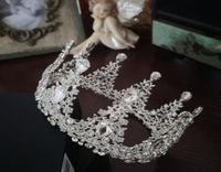 Ornamentos de noivas coroa coroa tiara princesa coroa de anivers￡rio ornamento