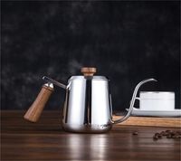 350 ml 600 ml 1 szt. Kawa herbata herbata stalowa stal nierdzewna długa wąska wąska gęsiecie czajnik ręczny kroplówka Kettle Kawa z pokrywką