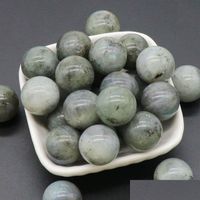 Piedras preciosas sueltas Natural 20 mm sin cerousball Sin agujeros sin caliza de chakra gemstone sphere colecci￳n curaci￳n de reiki decoraci￳n spoctrolite ston dhboe