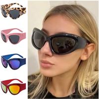 Fashion Sunglasses Unisex Cat Eye Sun Glasses Oversize Frame...