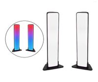 Zemin Lambaları Bluetooth Renk Işık Çubuğu RGB Masa Lambası TV PC Oyun Dimmabable Arka Işık