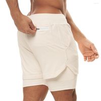 Pantanos cortos para hombres 2 en 1 corriendo hombres gimnasia fitness bermudas de tenis seco r￡pido pantalones cortos pantalones cortos ropa deportiva de entrenamiento de verano