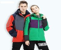 2018 새로운 야외 가을과 겨울 커플 모델 Threeinone 재킷 트위 즈 남자와 여자 따뜻한 스키 재킷